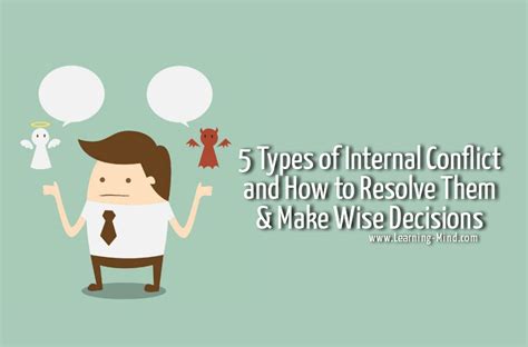 5 Types of Internal Conflict and How to Resolve Them & Make Wise ...