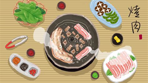 Korean bbq illustration image_picture free download 400334814_lovepik.com