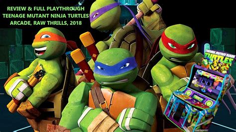 Review & Full-play: Teenage Mutant Ninja Turtles by Raw Thrills - YouTube