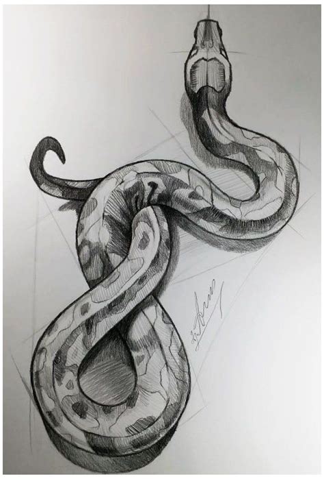 Snake art #snake #drawing #simple #cute #snakedrawingsimplecute Snake ...