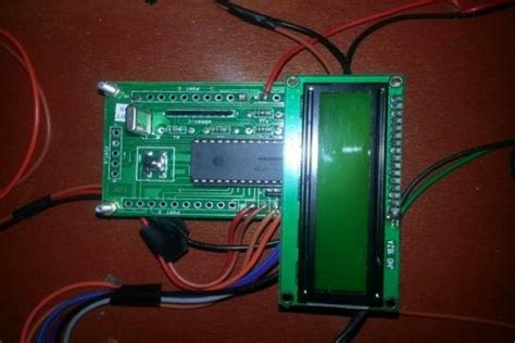 PIC16f877 with LCD The microcontroller that has been used for this work ...