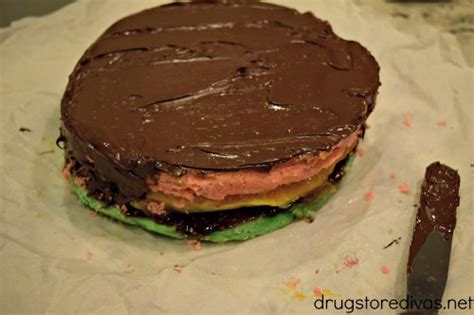 Italian Rainbow Cookie Cake | Drugstore Divas