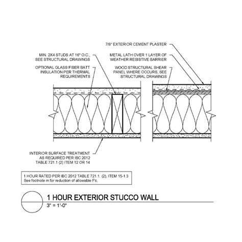 1-Hour Exterior Stucco Wall - WoodWorks | Wood Products Council