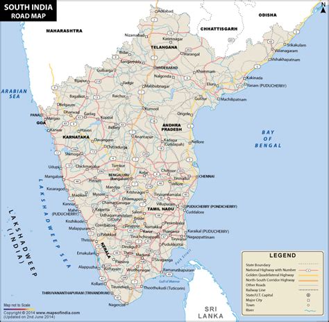 South States Of India Map - Galina Christiane