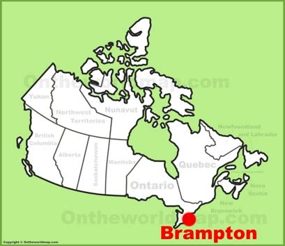 Brampton Map | Ontario, Canada | Detailed Maps of Brampton