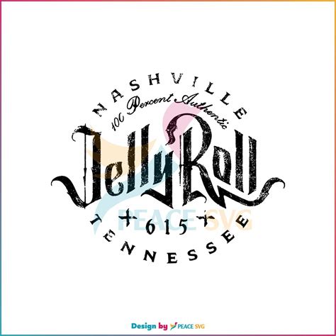 Jelly Roll Nashville Son Of A Sinner SVG Cutting Digital File - PeaceSVG