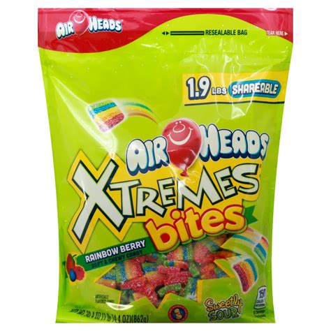 Airheads Xtremes Bites Rainbow Berry - Shop Candy at H-E-B