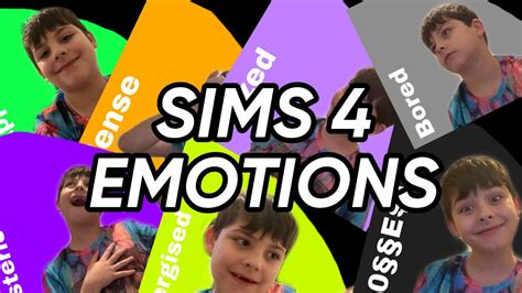 Sims 4 Emotions (FANMADE) - YouTube