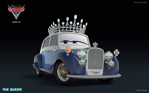 Download The Queen from Disney Pixar's Cars 2 Wallpaper | Wallpapers.com