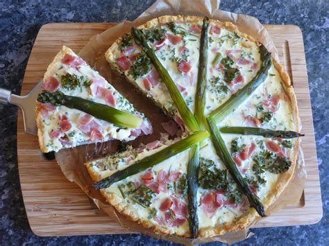 Asparagus And Ham Quiche - Ester kocht