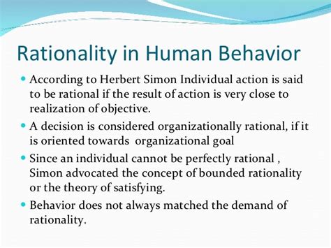 Understanding human nature and behaviour