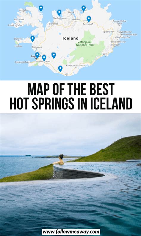 Iceland Natural Hot Springs Map - Escalator Map