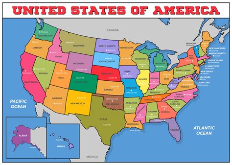 5 Best Images of All 50 States Map Printable - 50 States Map Blank Fill ...