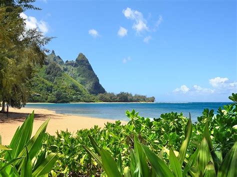 Bali Hai? No, just the front yard of a spectacular home in Hanalei ...