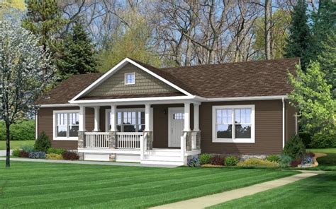 Expandable Farmhouse House With Options 27 | Mobile home porch, Modular ...