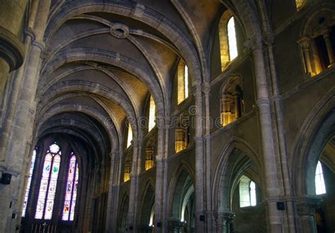 Gothic Church Interior stock image. Image of light, catholic - 16404087