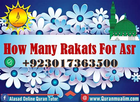 How Many Rakats For Asr Prayer? – Quranmualim - Quran Mualim