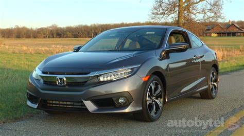 2016 Honda Civic Coupe 1.5L Turbo Test Drive Video Review - YouTube