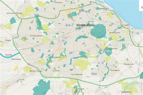 This map will help you find a new Edinburgh park that you've never been ...