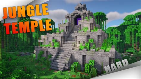 Minecraft: How to build a Survival Jungle Temple for 2 Players Tutorial ...