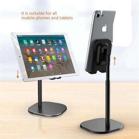 Cell Phone Holder for Desktop Angle Height Adjustable Stable Cell Phone ...