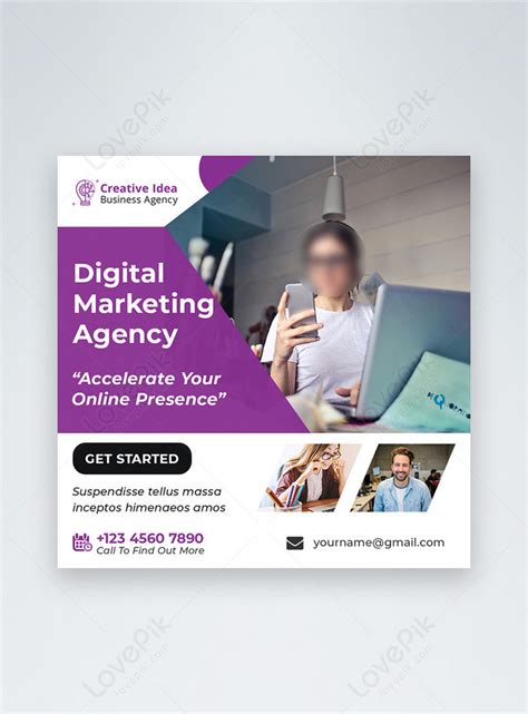 Digital marketing corporate social media post template image_picture ...