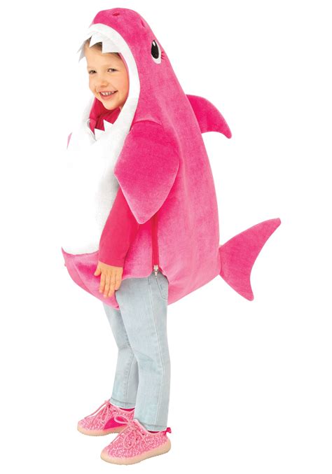 Toddler Baby Shark Mommy Shark Costume with Sound