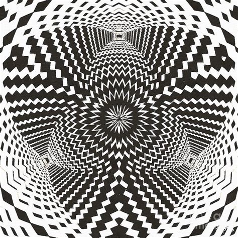 Black And White Optical Illusions