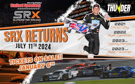 SRX Series Returning to Stafford Speedway in 2024 - staffordspeedway