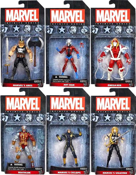 Marvel Avengers Avengers Infinite Series 3 Set of 6 3.75 Action Figures ...