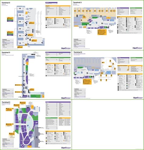 Heathrow terminal 3 Map - London - Ontheworldmap.com