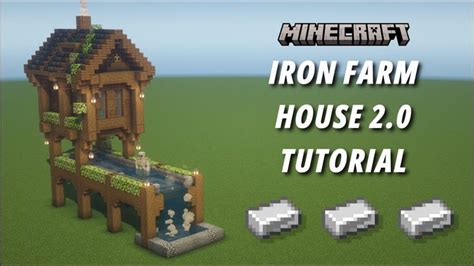 Minecraft Iron Farm House 2.0 Tutorial [Aesthetic Farm] [2k60p ...