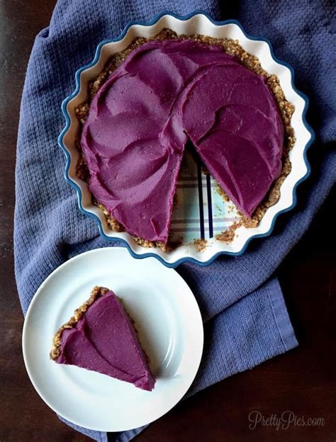 Purple Sweet Potato Pie, vegan, paleo