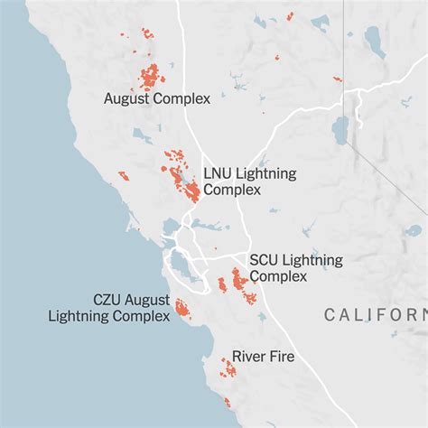 Wild Fire California Map - Venus Jeannine