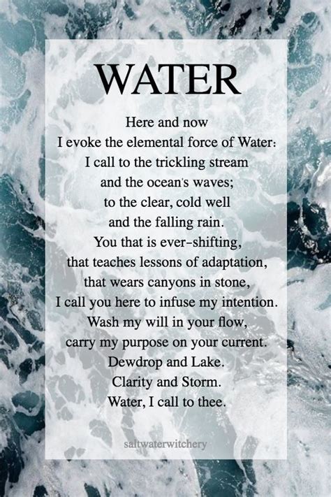 Tumblr | Water witch, Water spells, Water element