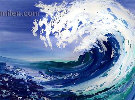 Challenge wave abstract painting – Abstract Paintings, Amazing Original ...