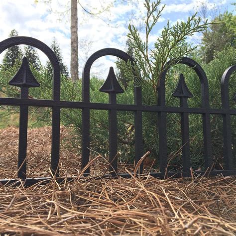 Black Plastic Garden Border Fence - Garden Design Ideas