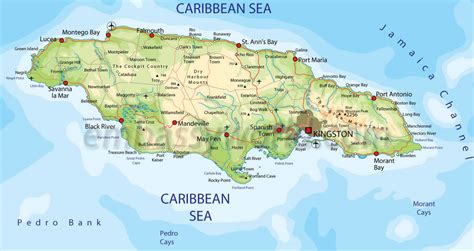 Jamaica Population Map 1968