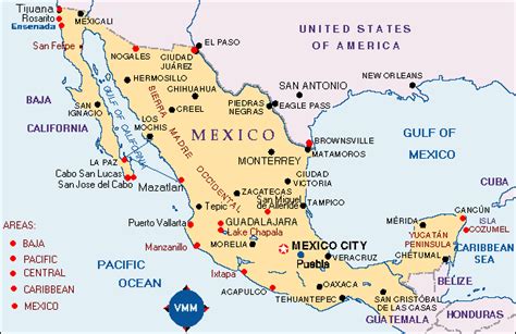 Map of Mexico