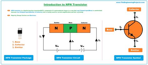 Introduction to NPN Transistor - The Engineering Projects