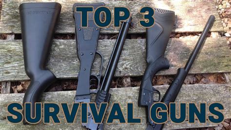 The top three survival guns for your bugout bag - YouTube