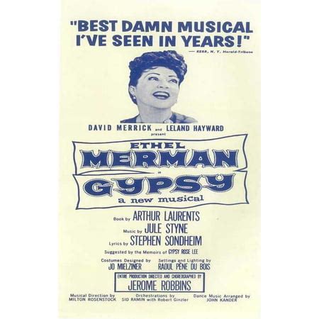 Gypsy (Broadway) - movie POSTER (Style B) (14" x 22") (1959) - Walmart.com