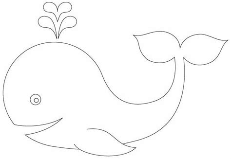 Whale template | Digital stamps, Applique templates, Quiet book templates