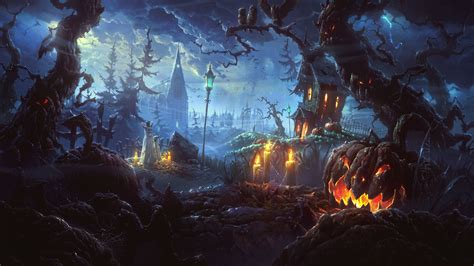 🔥 Download Halloween Wallpaper Puter Desktop HD by @briannapeterson ...