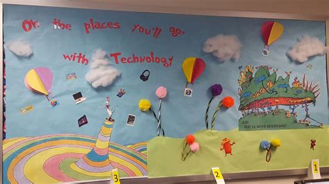 Dr. Suess elementary technology class bulletin board | Elementary ...