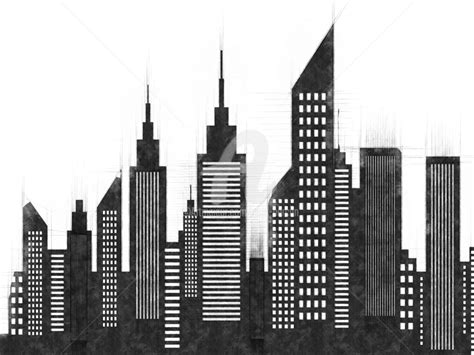 City Buildings Drawing at PaintingValley.com | Explore collection of ...