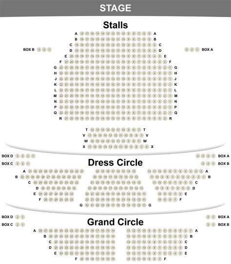 Apollo Theatre London Seating Plan - template