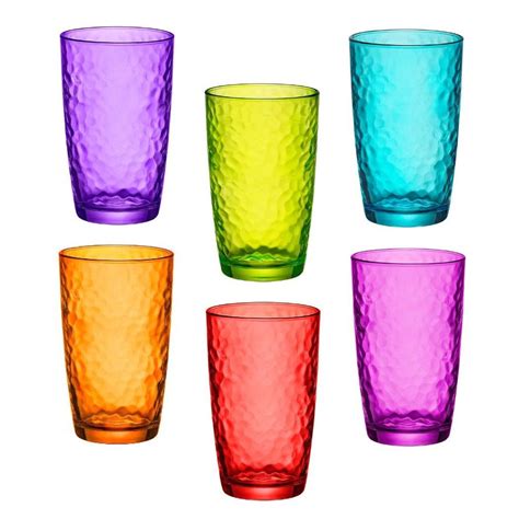 colored drinking glasses