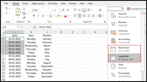 Change Current Date Format In Excel - Printable Templates Free