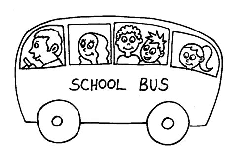 Wheels On The Bus Coloring Page - Cliparts.co